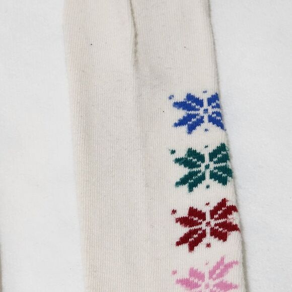 Gymboree Girls Colorful Rainbow Holiday Christmas Versatile Tights Size 6-8 - Picture 7 of 11